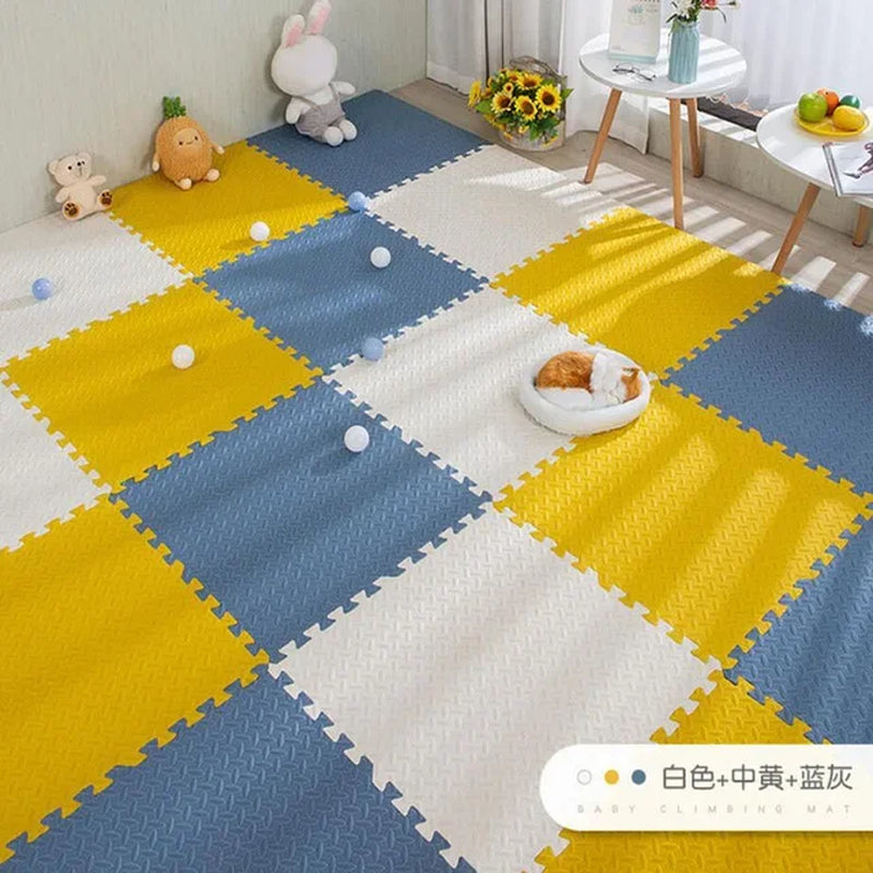 16Pcs Foam Baby Play Mat Puzzle Mat Kids Interlocking Exercise Tiles Rugs Puzzle Floor Tiles Toy Carpet Soft Carpet 30*30*1Cm