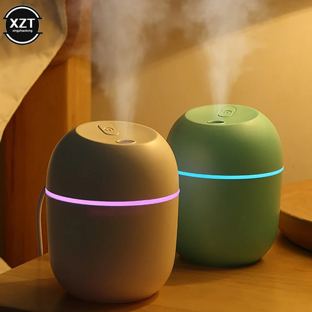 Mini Aroma Oil Diffuser USB Essential Oil Atomizer Electric Air Humidifier with LED Night Lamp for Home Car Office