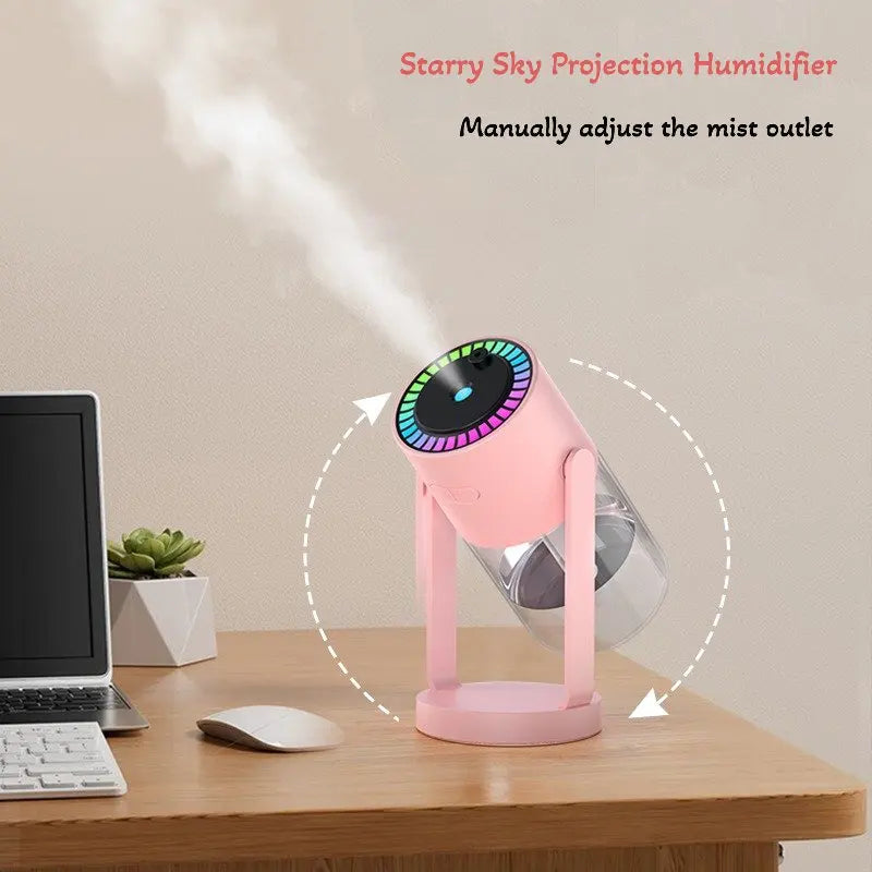 Star Projector Humidifier & Quiet Ultrasonic Cool Mist For both Car & Bedroom Use, 30 Galaxy Lights Night Light with 7 Colors